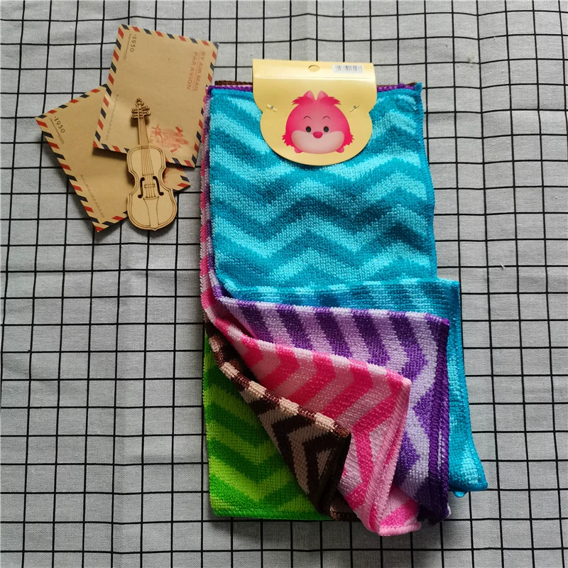 Ultra -fine fiber towel Yang ion watery ripple rafting color pump ultra -fine fiber cloth set is edited by towel cloth