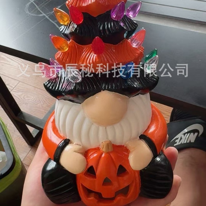 ハロウィーンHalloween dwarf encoding with light小人地精カボチャランプ|undefined