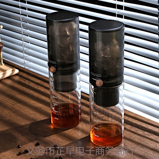 Direct supply ice drip coffee pot drip filter extraction pot commercial household hand coffee pot commercial cross-border
