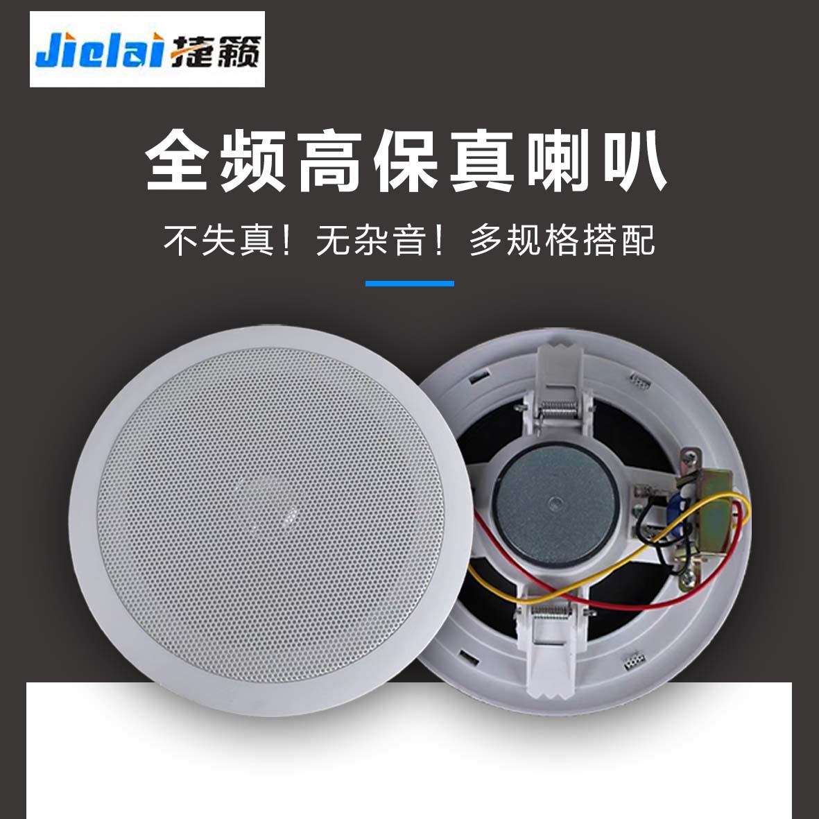 Specked speaker 3/6W with a small packaging ceiling top sound