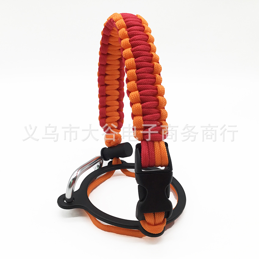 Amazon hidro frasco espacio olla llevar cuerda boca ancha taza de agua cuerda trenzada hervidor llevar cuerda portátil