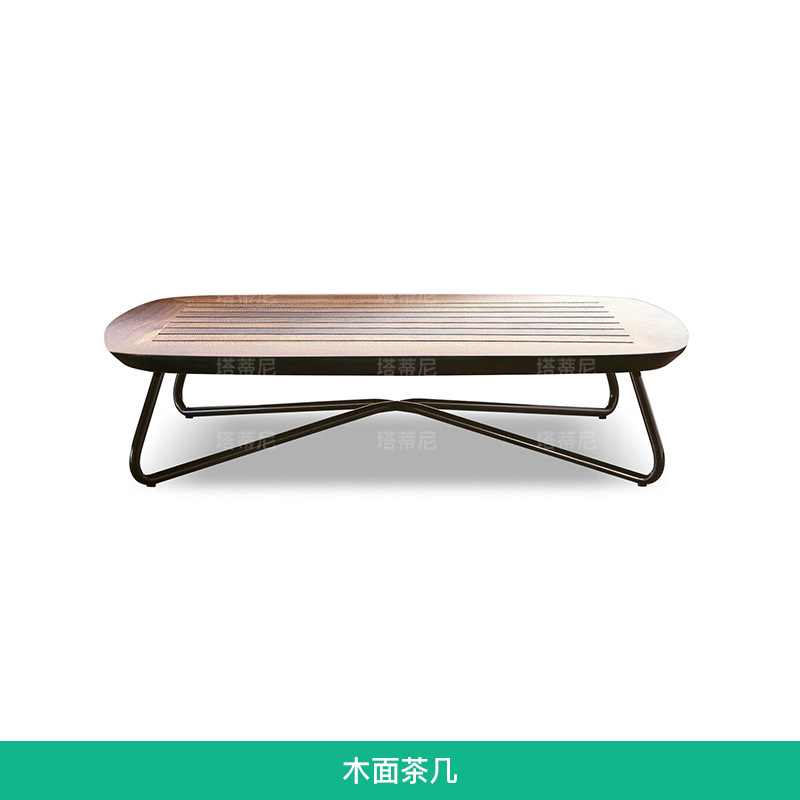 Conjunto de sofá sencillo para exteriores, resistente a la lluvia y al sol, combinación de muebles de ocio para jardín, balcón y terraza. image 11