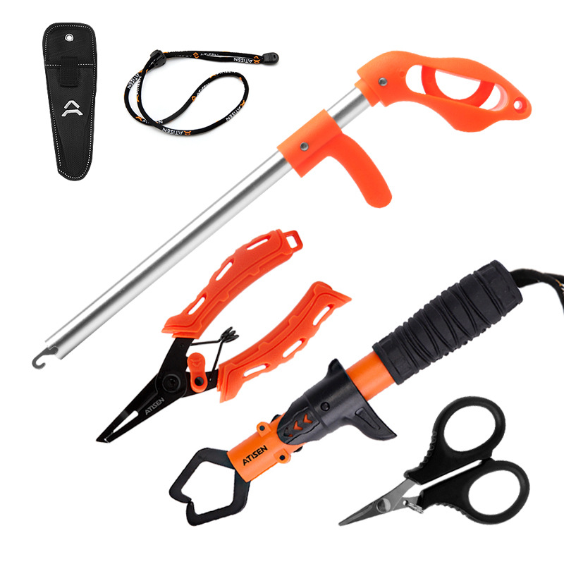 Kit d'outils de pêche 3 pièces avec pince et décrocheur_voghion.com