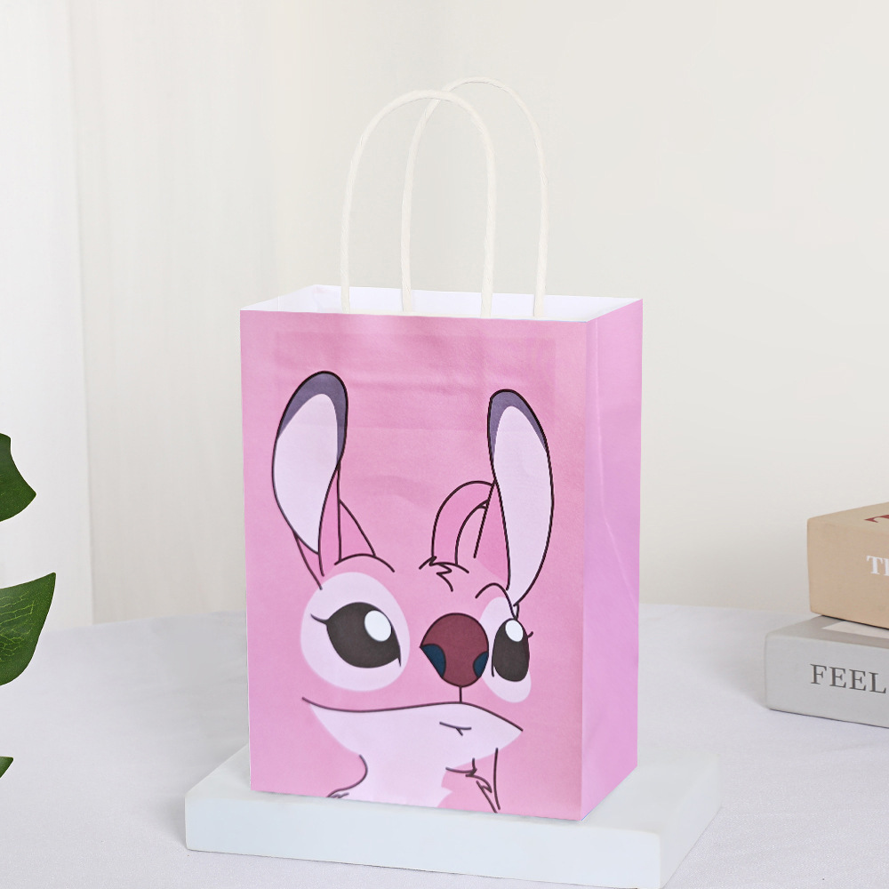 Bolsas de regalo de cumpleaños, bolsas de cartón cartón, bolsas de embalaje para llevar, bolsas de embalaje de regalo de fiesta para niños, bolsas de mano