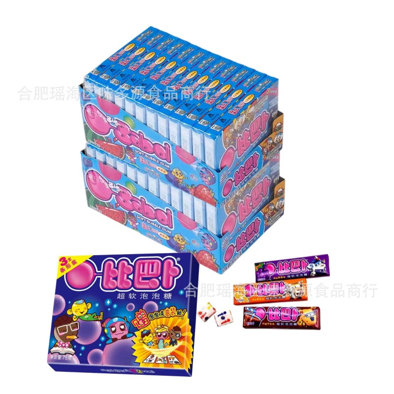 Bibab хлопок жевательная резинка детские конфеты закуски 8090 ностальгические закуски оптом