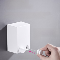 Cross-border indoor outdoor balcony hole-free stainless steel wire invisible retractable windowsill clothes-drying device rope clothesline