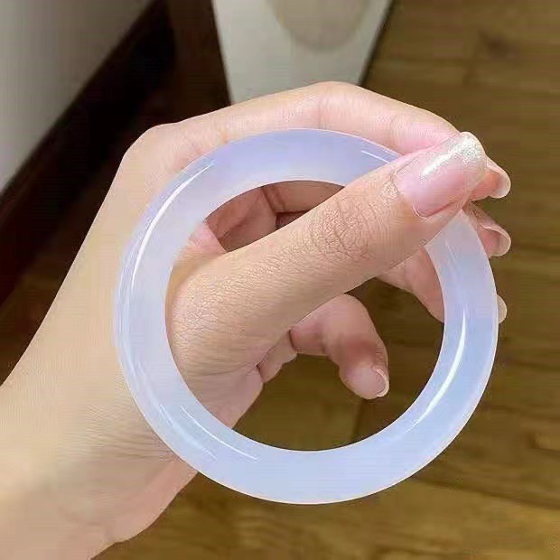 White agate round strip 10mm 5456  + ¥15.00 