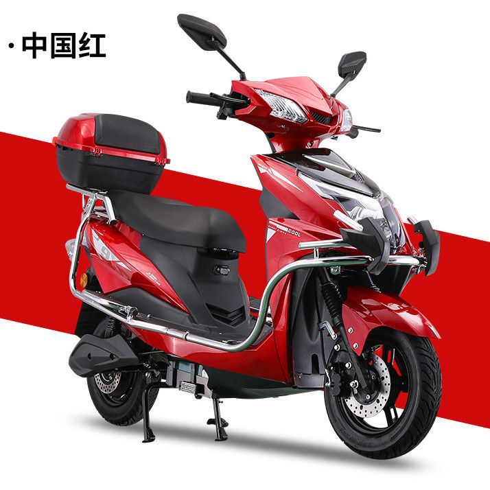 Scooter - Motuoche Auto Parts and Accessories - deluxe-red-guard-bar-square-box-usb-remote-start-60v-1500w-26ah-custom-graphene-battery