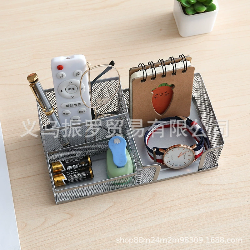Metal pens holder, storage system for students, stationery
