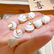 小根付毛线球配件手工diy手链手串手持配饰挂件饰品新款文玩