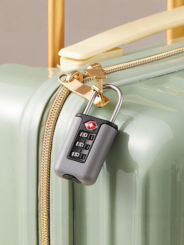 Tsa Combination Lock Customs Lock Luggage Bag Backpack High-Speed Rail Europe and the United States Aviation Small Padlock Overseas Tsa Combination Lock Customs Lock Luggage Bag Backpack High-Speed Rail Europe and the United States Aviation Small Padlock Overseas