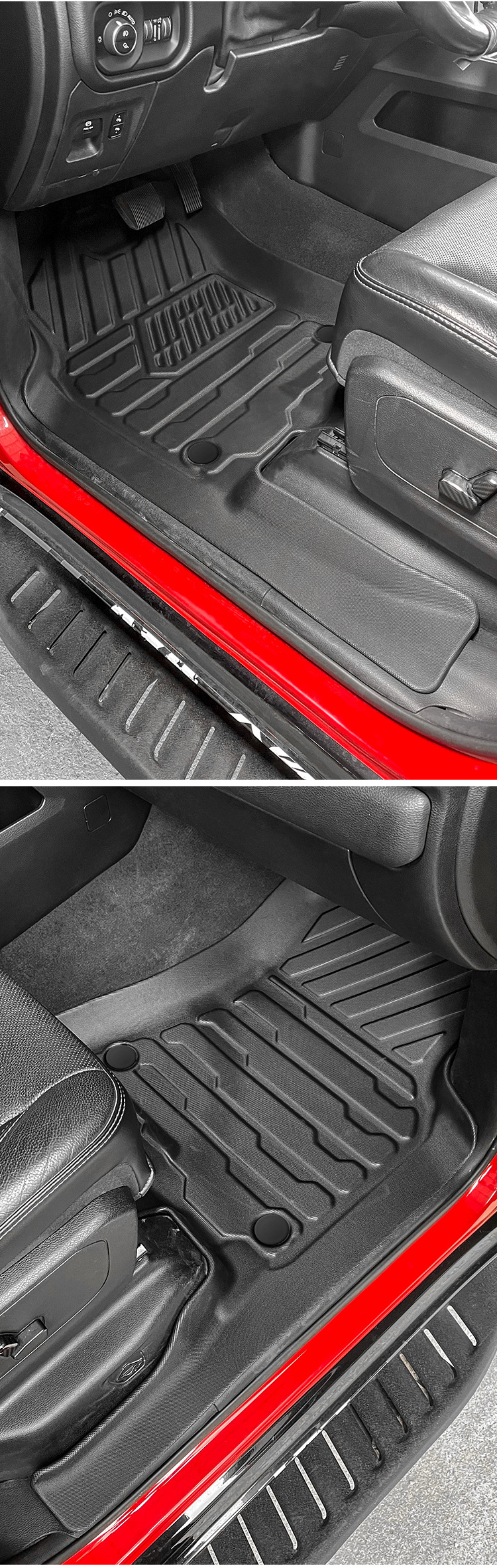 Suitable for 19-24 Dodge Ram 1500 Car Floor Mats Waterproof and Fully Environmentally Friendly Tpe Floor Mats