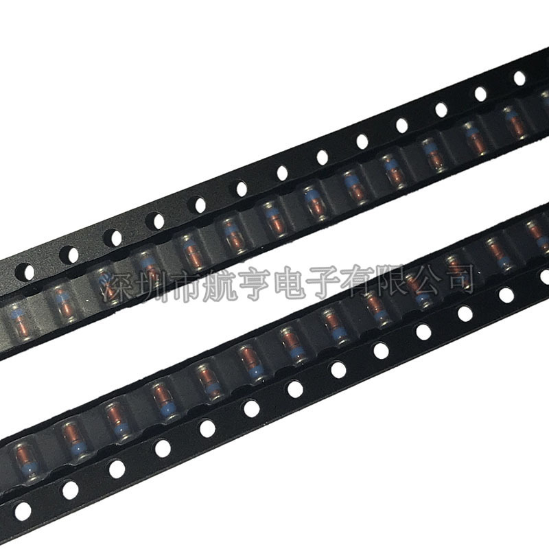 稳压二极管 1N4750 ZM4750A 27V LL41 1W ST圆柱玻璃管 (100个)