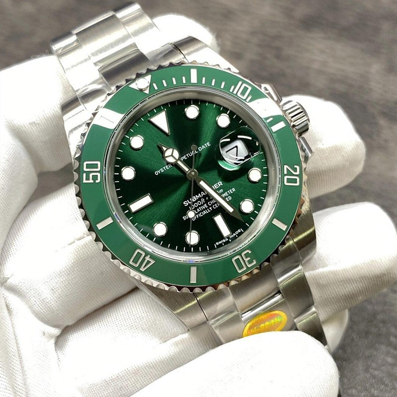 [Guangzhou Watch Station West Watch] Green Water Ghost Laojia Hollow Mechanical Watch 8215 Machine Japanese Wholesale Watch