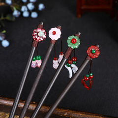 Hairpin with tassels, traditional ancient Chinese headwear, hairpin for updo, Hanfu and qipao accessories, ancient costume hairpin, hair accessories for twisting hair, hairpin