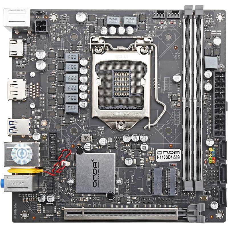 Совместимо с Intel Onda H410 SD4 ITX Edition с полной сборкой (Intel H410/LGA 1200)