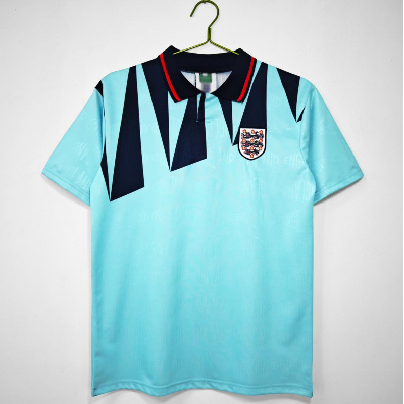 Colección de fútbol retro popular Argentina Alemania Inglaterra Brasil Copa Mundial de fútbol de manga corta