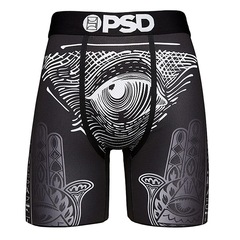 PSDブランドの高級メンズ漫画柄速乾通気性フィットネススポーツ水泳用ロング丈アイスシルクボクサーパンツ
