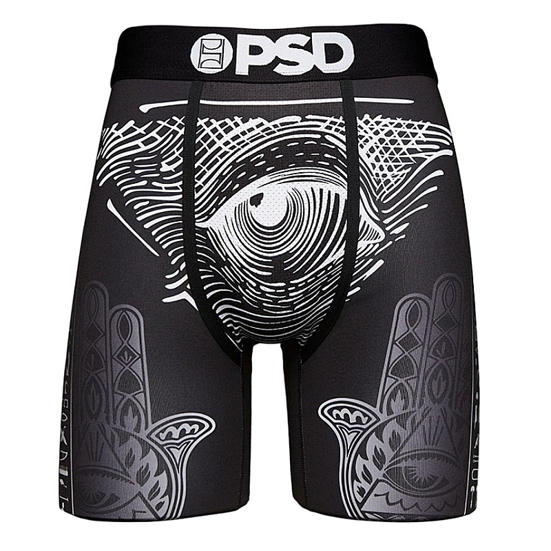 Psd Trendy High-End Men's Cartoon Quick-Drying Breathable Fitness Sports Swimming Extended Ice Silk Boxer Briefs