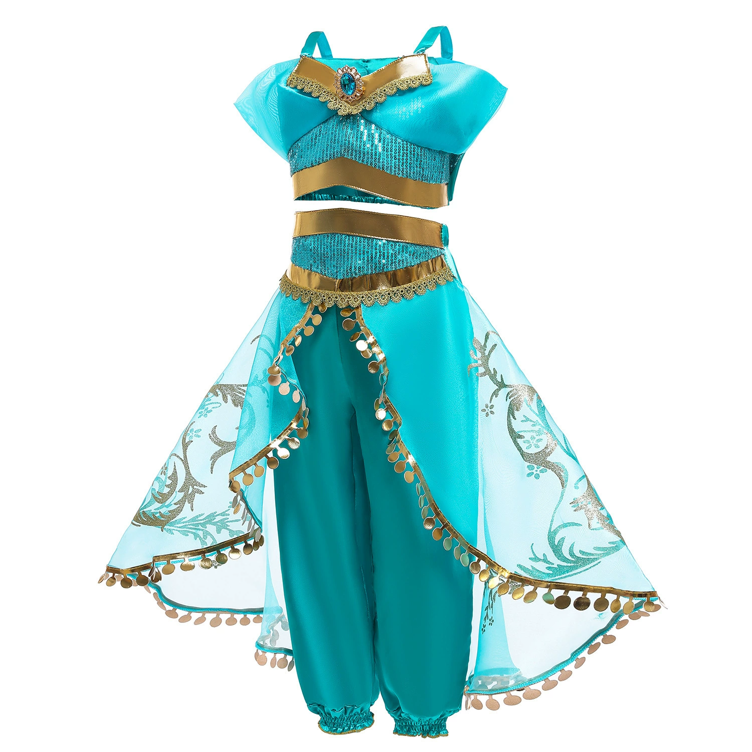 Children's set for princess, skirt, cosplay, India