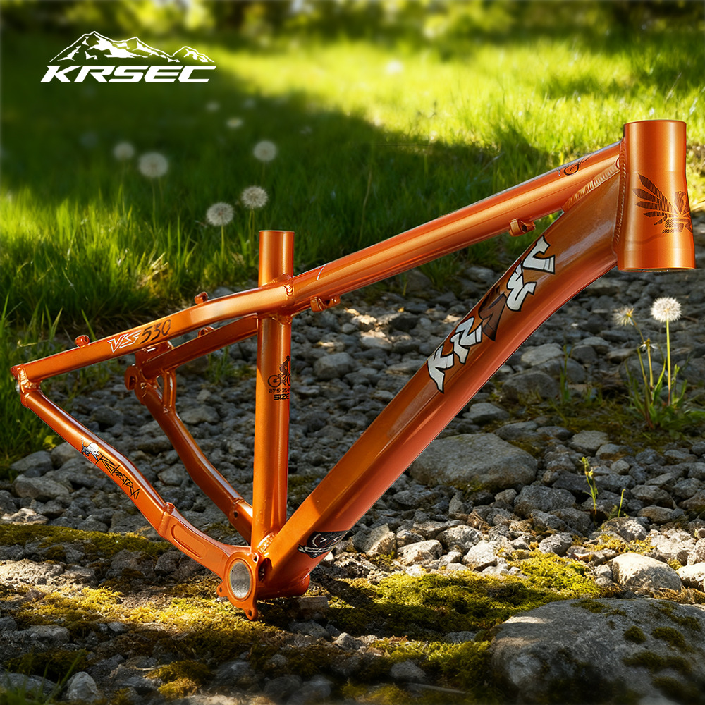 marco KRSEC 26 / 27.5 pulgadas de bicicleta de cola dura bolsa voladora de montaña AM marco de bicicletas de montaña