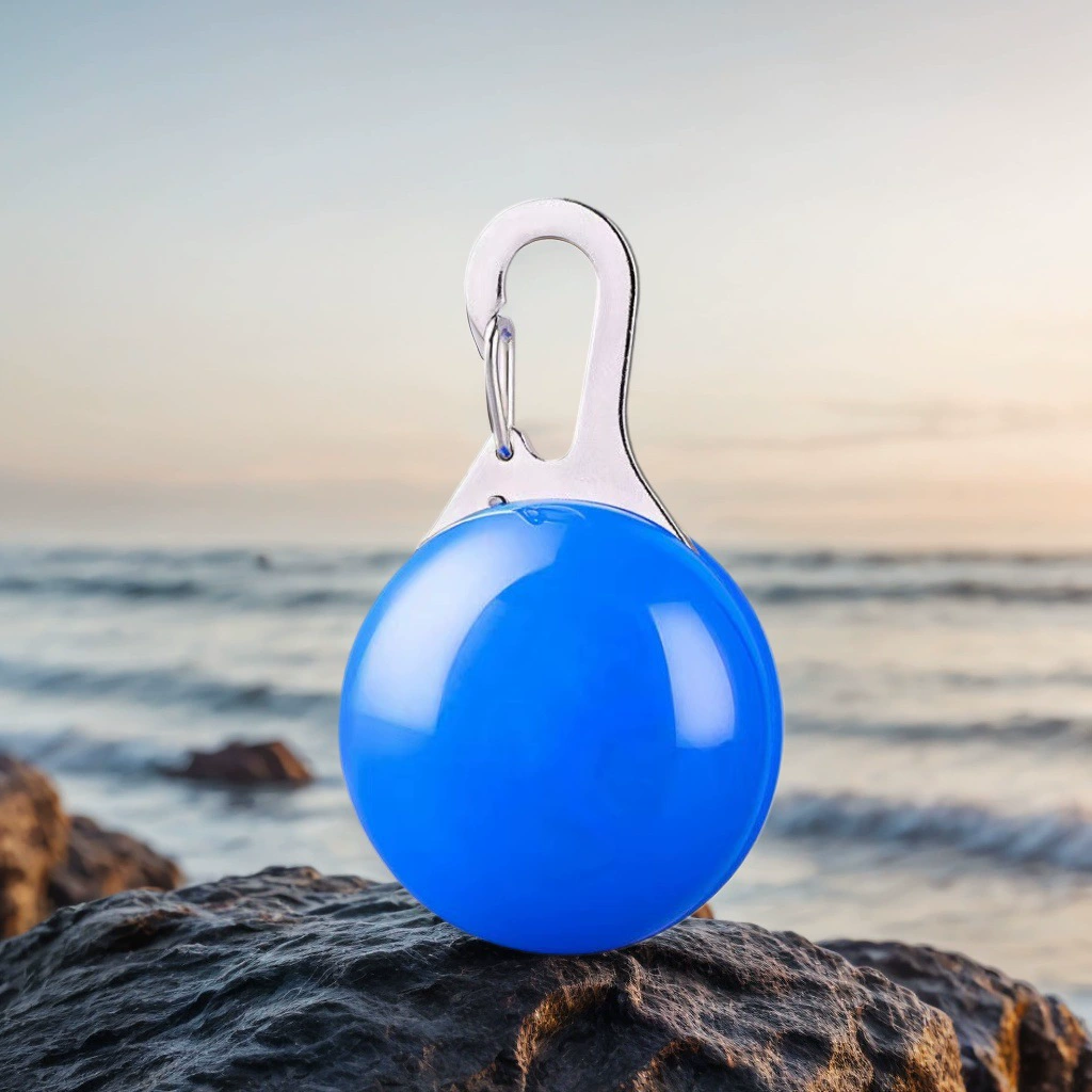 Домашние животные светящиеся подвески сферические, предотвращающие потерю собак в ночное время наружные светодиодные сигнальные огни USB зарядка флэш-выгул для собак