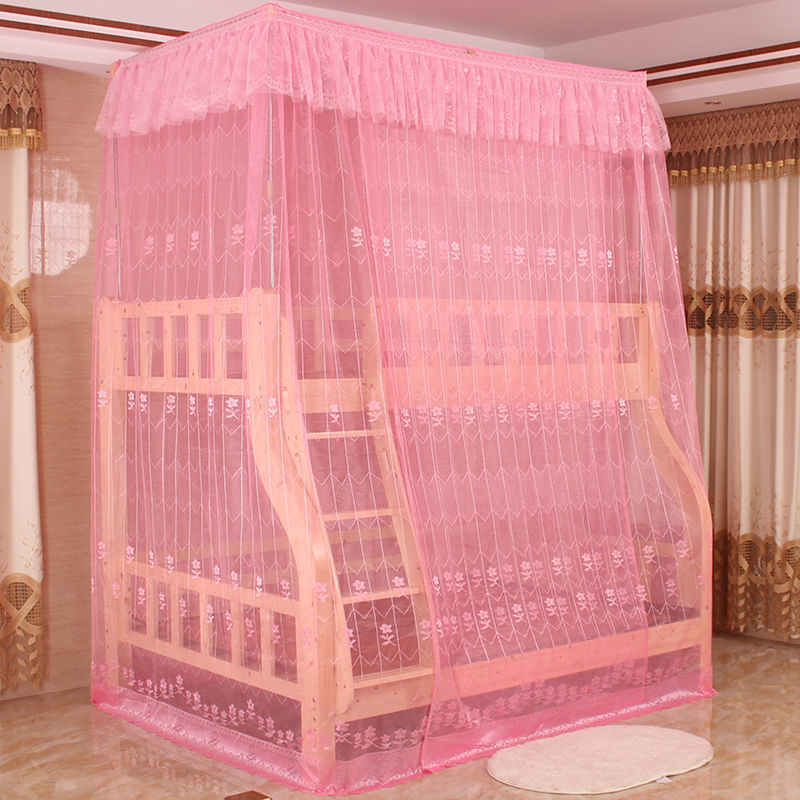Bunk Bed Mosquito Net for Children's Bed, Double-Layer Bed, 1.2 Solid Wood Children's Bed, Bunk Bed, High and Low