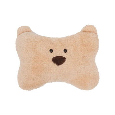Cute Car Interior Supplies, Headrest - arctic-fleece-headrest-shallow-coffee-bear
