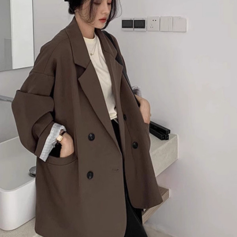 Plus Size 150kg High-End Blazer for Women, Spring and Autumn, Suitable for Curvy Figures, Stylish Commuter Casual Cardigan Suit Jacket Plus Size 150kg High-End Blazer for Women, Spring and Autumn, Suitable for Curvy Figures, Stylish Commuter Casual Cardigan Suit Jacket