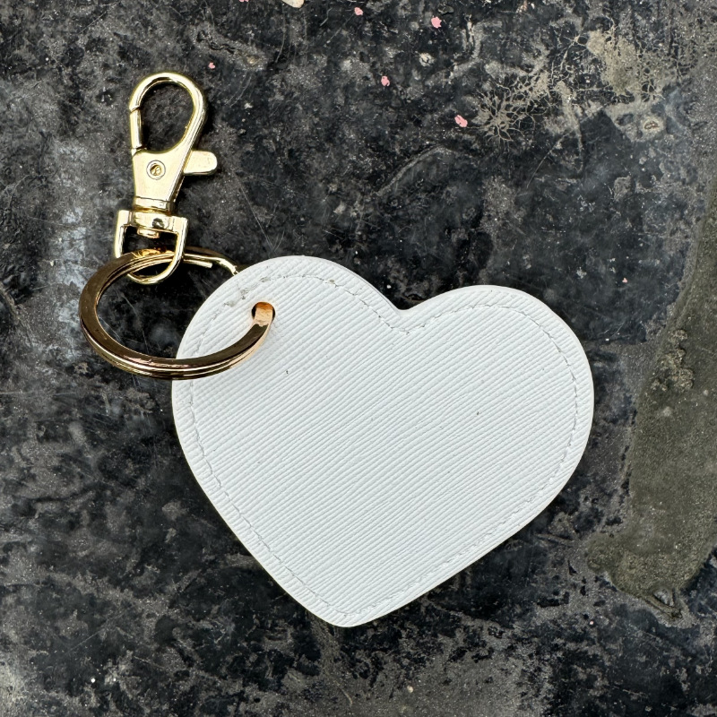 Style Simple Forme De Cœur PVC Faux Cuir Métal Unisexe Fermeture À Boucle De Type Homard Porte-Clés display picture 10