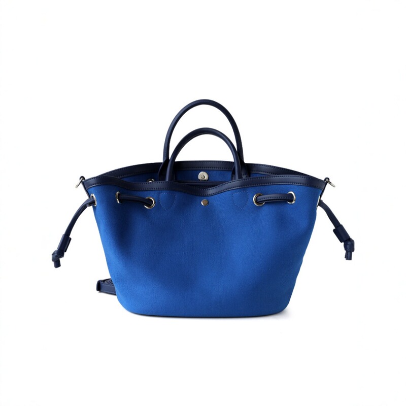 2025 New Niche Design Handbag High Quality Normcore Tote Bag Klein Blue Canvas Vegetable Basket Bag for Women 2025 New Niche Design Handbag High Quality Normcore Tote Bag Klein Blue Canvas Vegetable Basket Bag for Women
