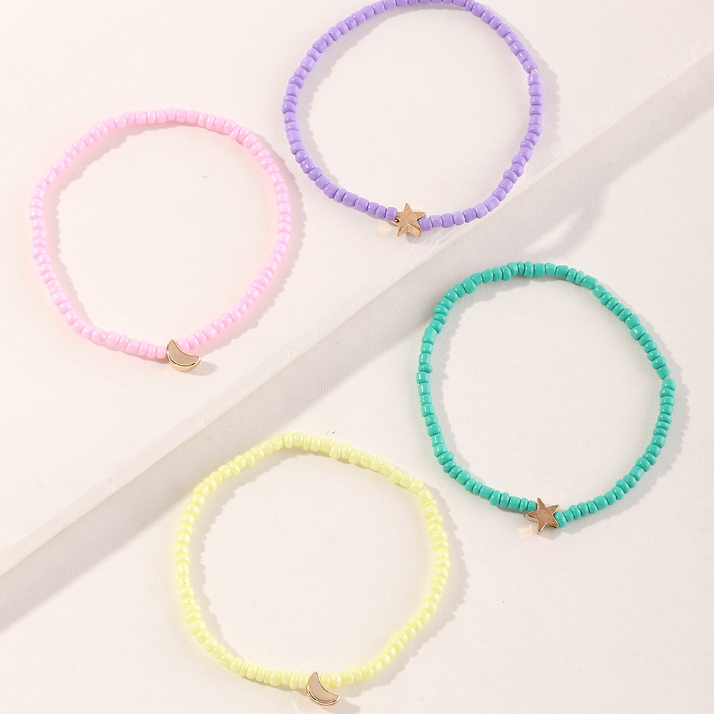 Resin Material Geometric Pattern Wholesale Jewelry Beach Geometric Resin Anklet