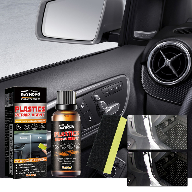 Rayhong Car Plastic Refurbishment Agent Car Leather Seat Interior Polishing, Stain Removal, Cleaning, Refurbishment and Maintenance Agent Rayhong Car Plastic Refurbishment Agent Car Leather Seat Interior Polishing, Stain Removal, Cleaning, Refurbishment and Maintenance Agent