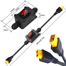 ����XT60 ���L�� 12V�Դ�_�P�� 14AWGXT60���^ ĸ�^�͹��^�B����