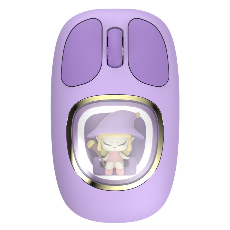 女の子用ワイヤレスマウス、サイレントオフィスコンピュータ、ノートブック、充電式、高価値ゲーム、Bluetooth携帯電話タブレット|undefined