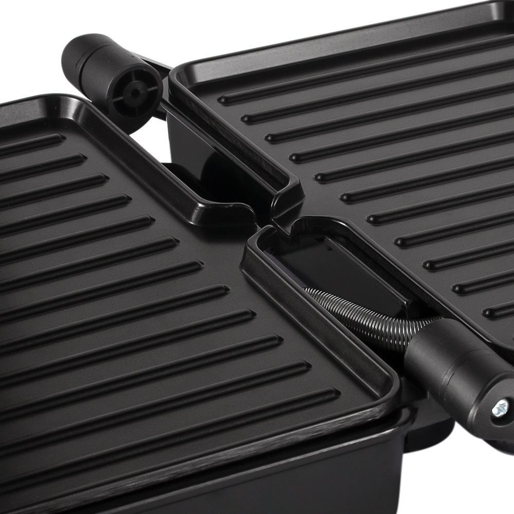 Gränsöverskridande hemlagad frukost och korvhamburgerbrödrost, biffmaskin, grillmaskin_voghion.com