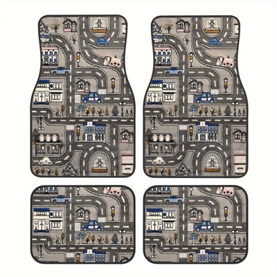 Avtomobil döşəmə paspasları, drop-shipping available - american-style-car-floor-mats-12-3344cmtwo-piece-set