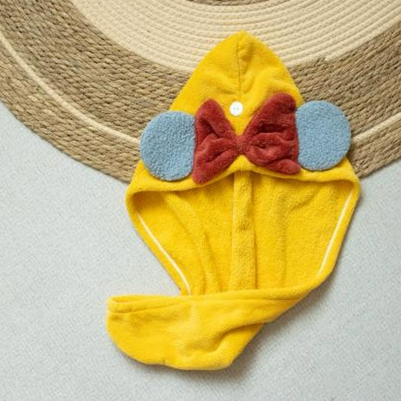 Коралловое полотенце для волос, сухой чепчик для душа, впитывающее воду, увеличенная плотность