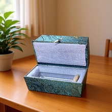 高档沉香手串包装翻盖盒国风大理石纹厂家批发合香珠手串礼品盒