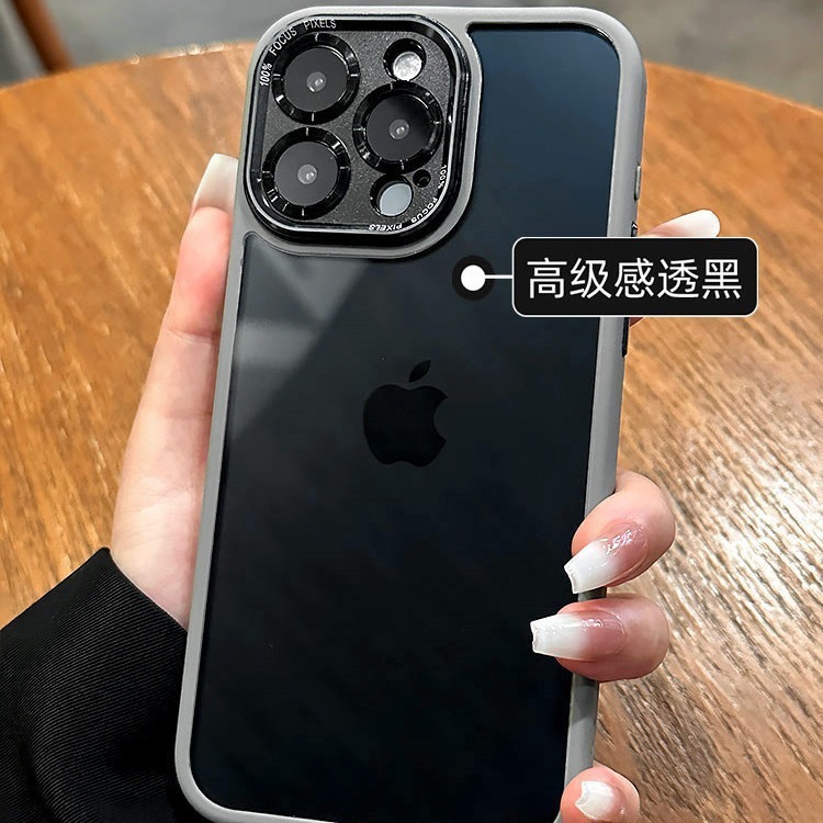 全包金属レンズはリンゴ15鷹眼携帯ケースアクリル透明iPhone14転倒防止保護カバーを適用している|undefined
