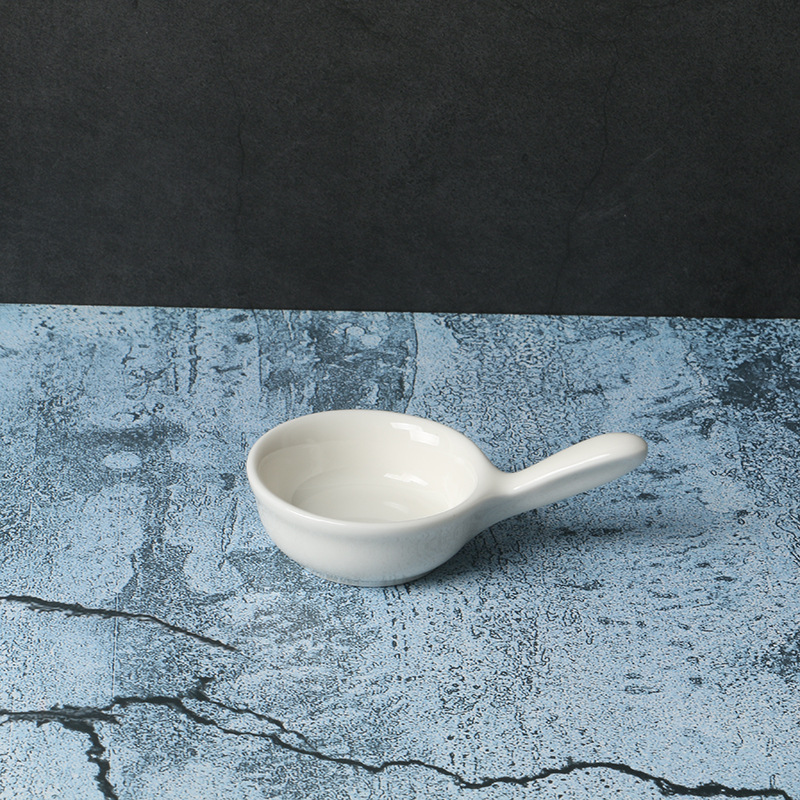 Vajilla de cerámica, cuenco cónico, plato para condimentos [cerámica de alta gama], plato para vinagre, plato para mojar [varios platos pequeños y poco profundos]