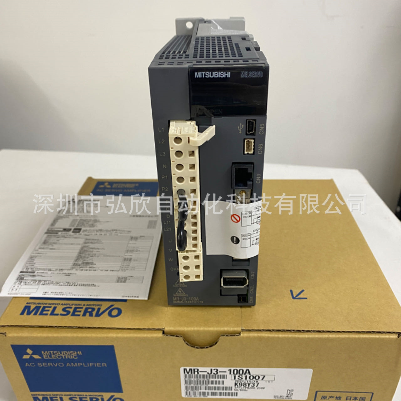 原装三菱伺服电机MR-J3-200BN 2KW200AN放大器驱动器库存现货多轴