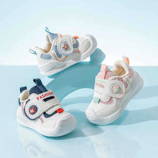 Baby shoes children's shoes men's sneaker functional shoes 2025 spring new baby soft bottom toddler shoes women's breathable shoes