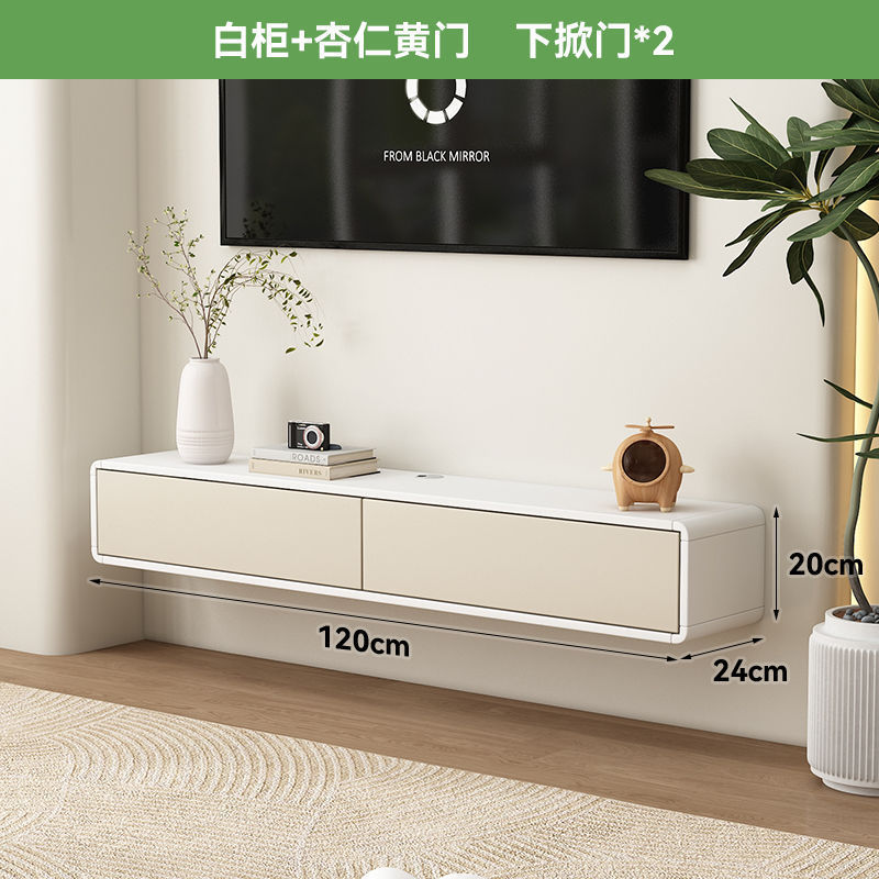 2025 新しいテレビキャビネットとコーヒーテーブルの組み合わせモダンでシンプルなリビングルームホームクリームスタイル無垢材フロアテレビキャビネット|undefined