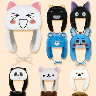 Autumn and winter outdoor new multi-color cartoon embroidery windproof double laminated cotton warm coral fleece