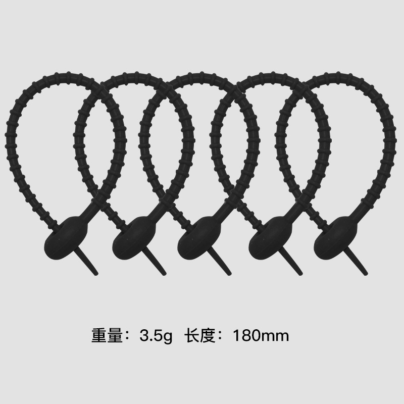 シリコンケーブルタイ 調整可能なシリコンケーブルタイ カラフルなシリコンケーブルタイ|undefined