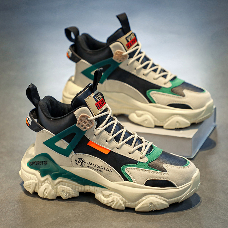 High-top men's shoes 2024 new autumn and winter sports students actual combat basketball sneakers casual sports running dad trendy shoes High-top men's shoes 2024 new autumn and winter sports students actual combat basketball sneakers casual sports running dad trendy shoes