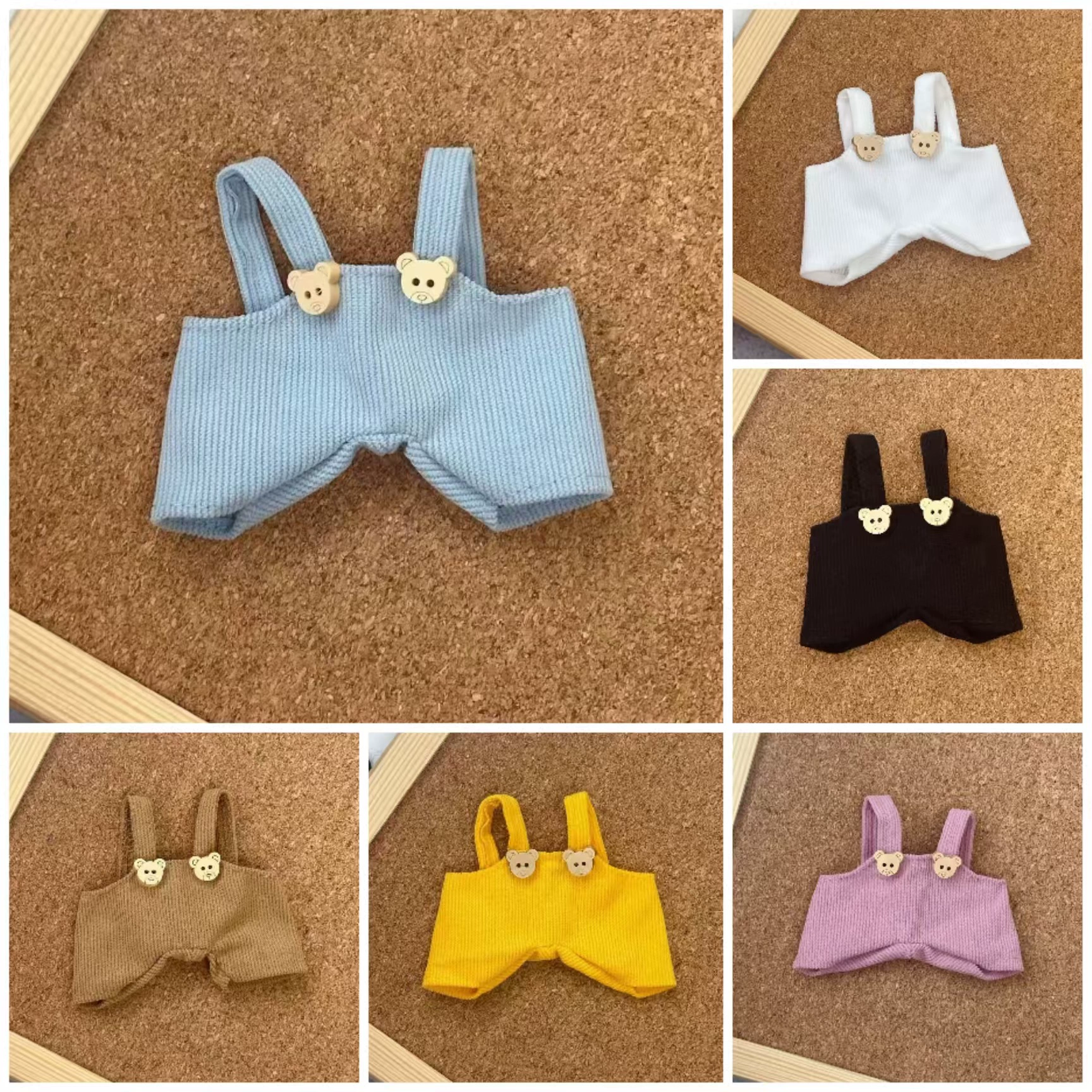 Plush bear clothes — changeable sweatshirts & sweaters for 20–50 cm bears, assorted designs