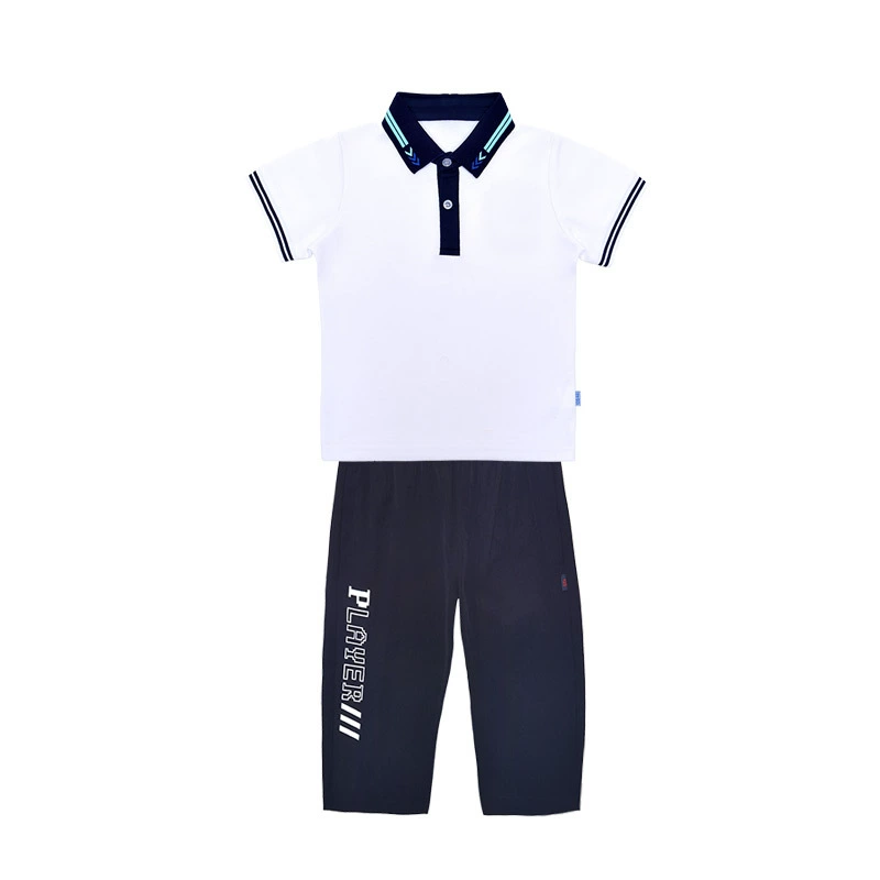澜洋贝贝 Summer uniform for elementary school students, direct factory sales, with short sleeve