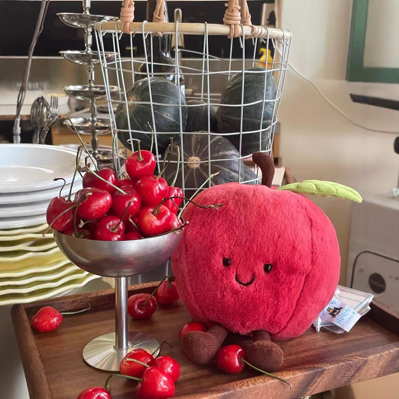 英国Jellycat趣味红苹果毛绒玩偶公仔娃娃玩具礼物2025秋冬新品|undefined